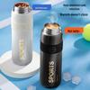 TAFUCO 600ml Insulated Dual-Drink Straw Water Bottle