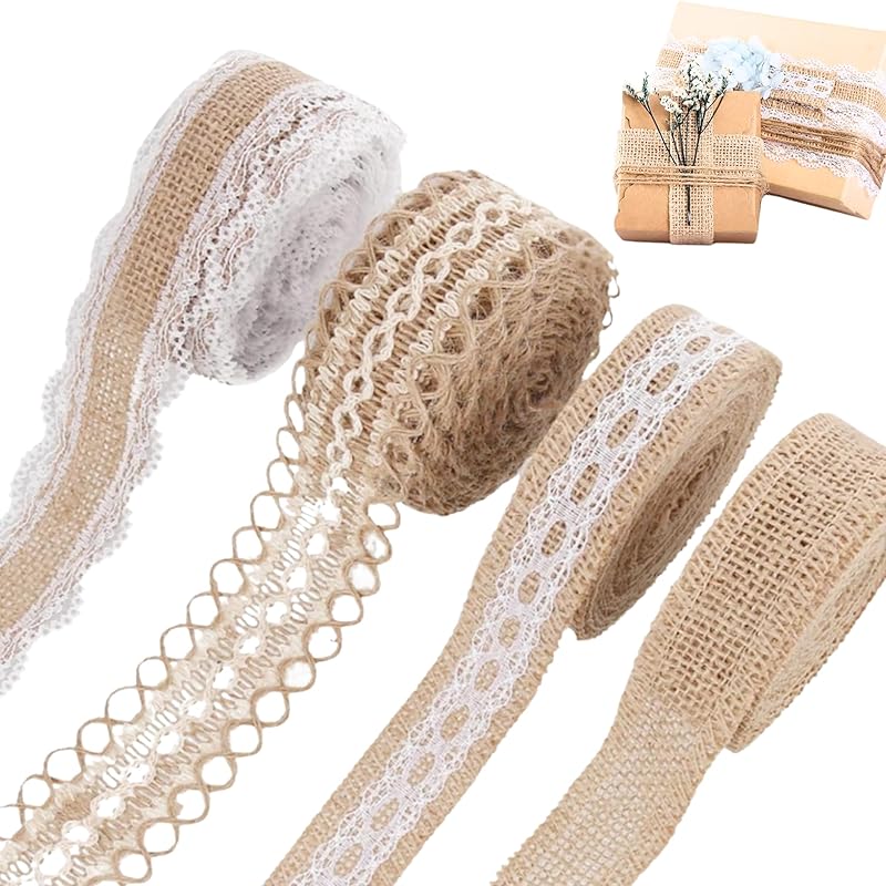

ribbon hemp hemp ribbon twine twine wrapping For presents wrap wire ribbon