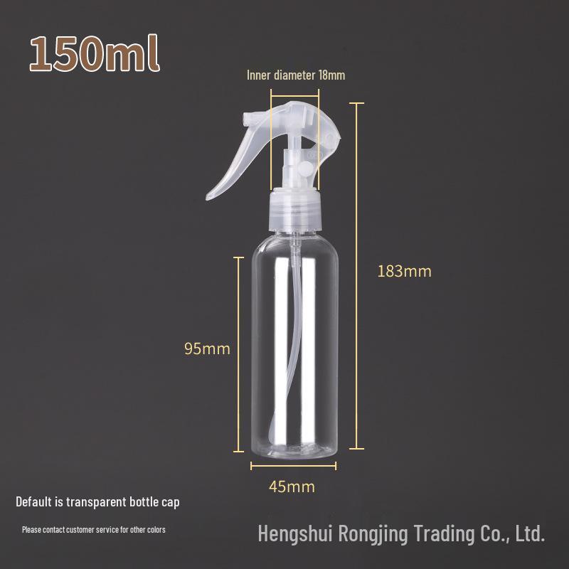 Transparent PET Fine Mist Spray Bottle 100-500ml for Cosmetics - Small Mouse Head Design