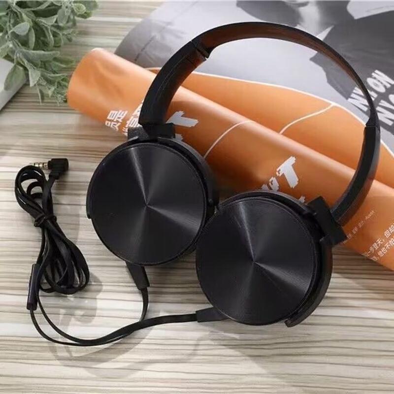 ERXUNG XB450 Wired Over-Ear Headphones with Mic