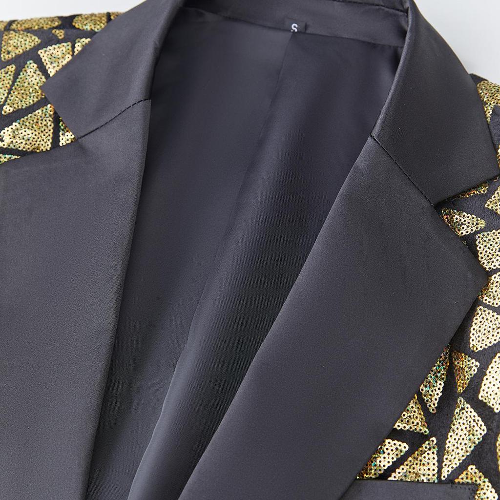 Pánská triangle flitrová bunda Shiny Blazer