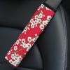 1/2PCS 6.5X23cm Car Truck Universal Safety Belt Covers Car Seat Shoulder Strap Pad Cushion Protection Flower Padding Auto