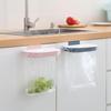 1 X Uchwyt na worek na śmieci, przenośny plastikowy organizer na worek na śmieci z pokrywką, wiszący uchwyt na worek na śmieci, wieszak na drzwi szafki