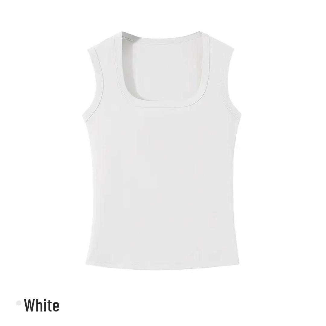 Women s Summer Wide Shoulder Strap Vest - Sleeveless Camisole for Underarm Coverage S (80-95 lbs)