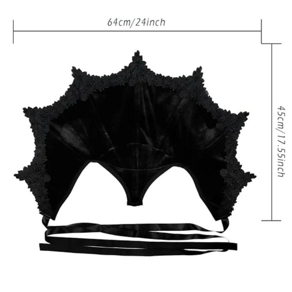 Cloth Victorian Stand Up Collar Gothic Medieval Design Queen Cosplay Cloak Renaissance Cape Halloween Costume Accessories