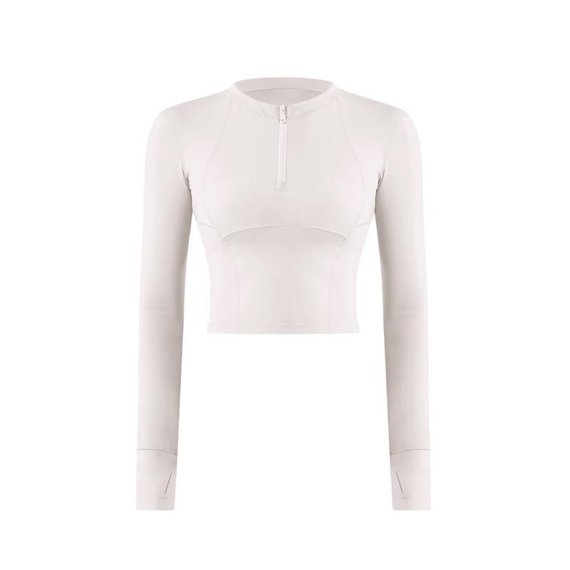 Women's Half-Zip Long-Sleeve Fitness Top