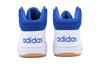 Adidas Neo Hoops Mid 3.0 K Slip Resistant Abrasion Resistant Mid top Children's Basketball Shoes White Blue Kids' IE0222