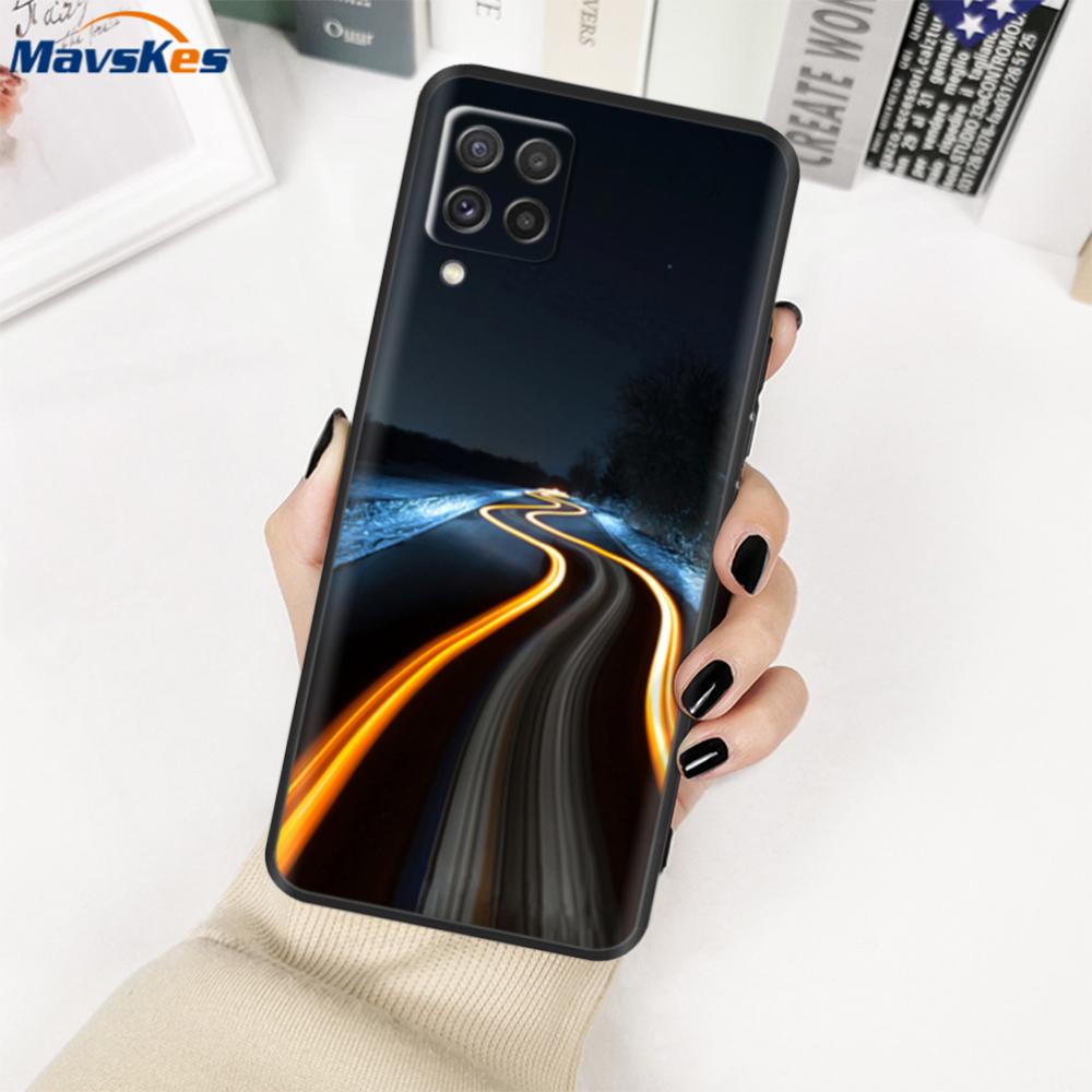 For Samsung Galaxy M22 Case SM-M225FV Black Bumper Soft TPU Cover For Samsung M32 4G M325FV Case Silicone M 22 M 32 Fundas Cute
