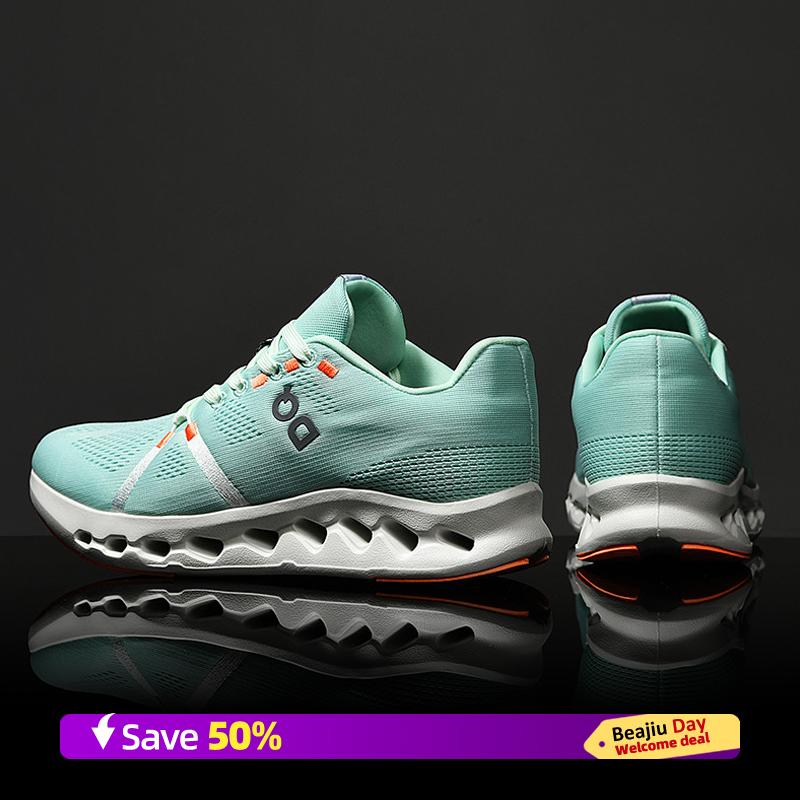 Herr Sport Löparskor Vridspänne Andningsbara Lätta Dam Bekväma Atletiska Halkfria Kolfiberplatta Maraton Sneakers