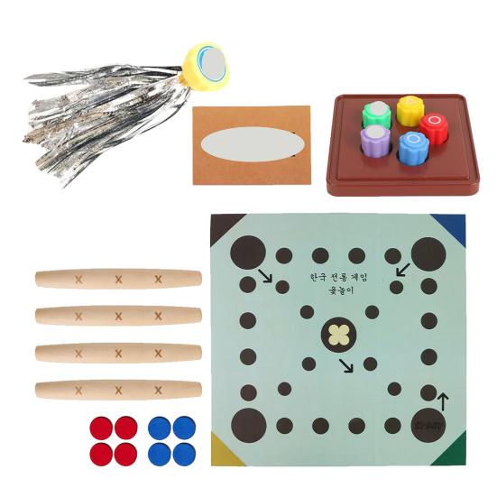 Korean Traditional Play Game Set Hand Eye Coordination Training Toy Korean Folk Stone