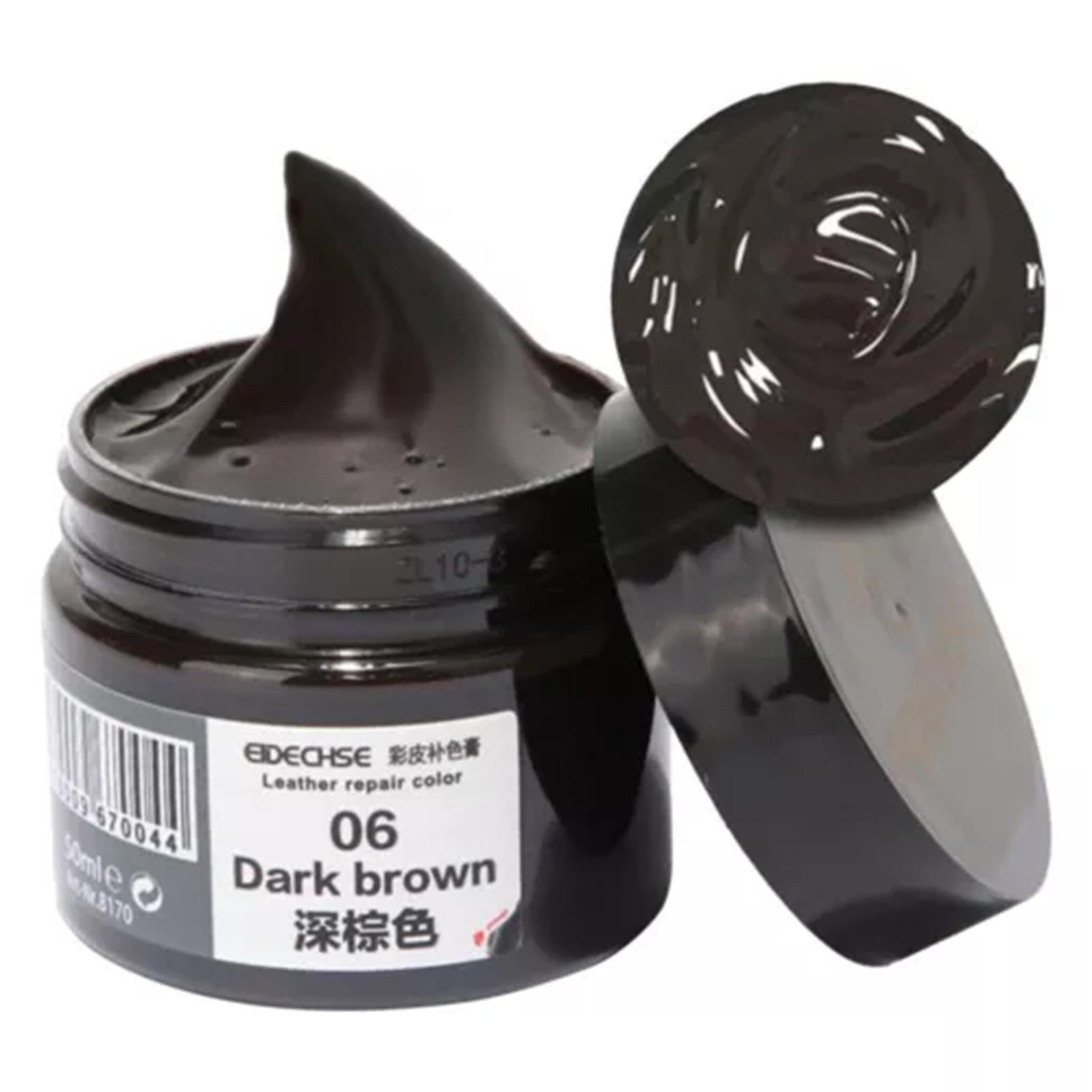 

Паста для заполнения кожи 50 мл Натуральный наполнитель для кожи Ремонтный состав Крем для восстановления кожи от разрывов, трещин, ожогов, отверстий Dark Bown