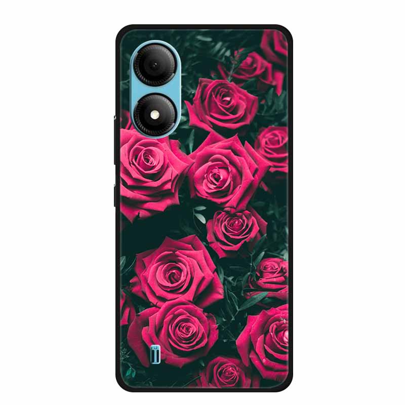 Funda For ZTE Blade A33S Case Cute Cartoon Cat Black Silicone Soft Phone Case For ZTE A33S Back Cover Case A 33 S 33s Coque Capa
