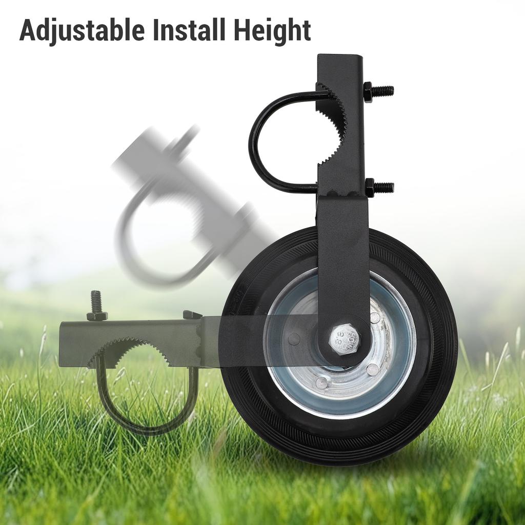Gate Caster Heavy Duty Farm Gate Wheel Easy Installation 500lb Capacity Fence Wheel For Outdoor