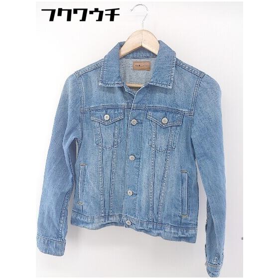 earth music&ecology long sleeve G-jean denim jacket size S indigo ladies [Used]
