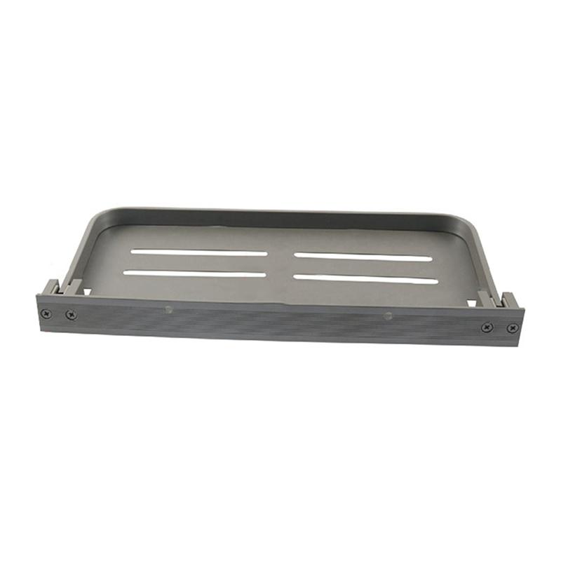 NYTT-2X Husbils Vikbar Hylla Utrymmesbesparande Organizer Aluminium Väggförvaringsställ Husbils Flytande Hylla Lätt att Installera Biltillbehör