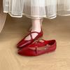 Fashion Bailamos 2024 New Women Flats Soft Mary Jane Shoes Fashion Shallow Ladies Casual   Outdoor Dress Shos Flat Ballet Shoes Mujer