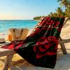 Rose Customize Your Name Beach Towel Soft Durable Quick-Dry Suitable for Sports Travel Swimming Yoga Bathroom Beach And Pool