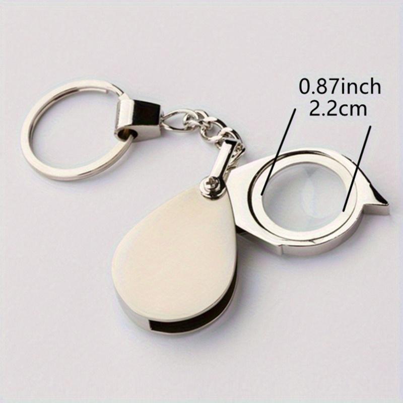 1pc Hot Selling Portable Folding Magnifying Glass, 10x Magnification - Sturdy and Durable Compact Lightweight Design