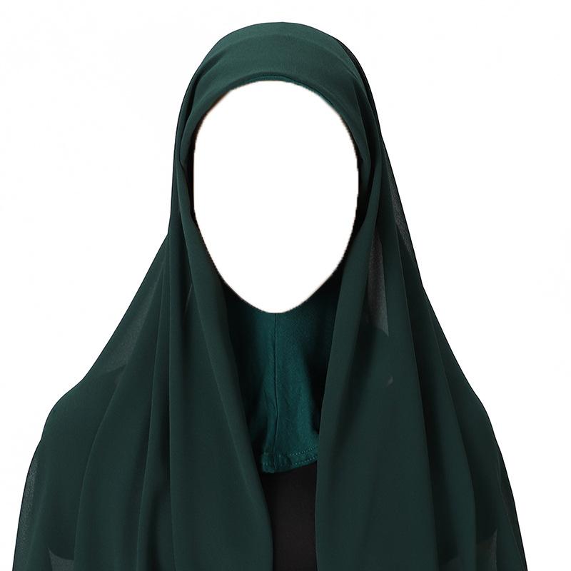 High Quality Muslim Instant Hijab Scarf Women Plain Ready Easy Wear Hijab for Girls