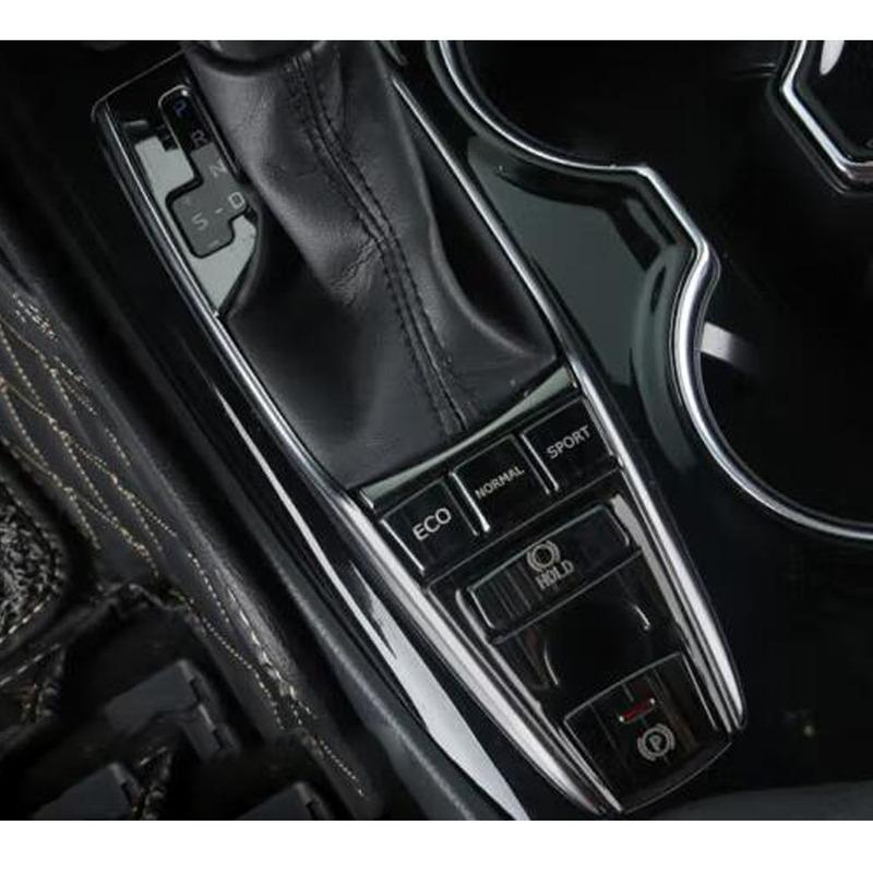 Car Stickers Gear Shift Box Switch Button Panel Cover For Toyota Camry XV70 2017 2018     Trim Interior Frame