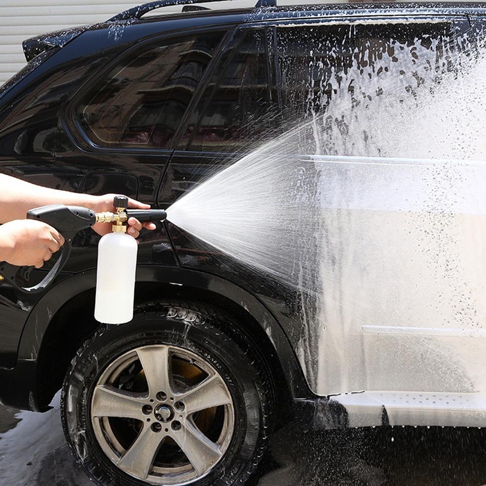 Auto-Reinigungsschaumpistole 1/4 Schnellkupplung Einstellbar Hochdruck Seifenschaumer Autowaschanlage Hochdruckreiniger Schaumgenerator