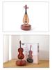 European Style Rotating Music Box: Guitar & Violin Ornament - Perfect Birthday or Couple Holiday Gift for the Living Room.