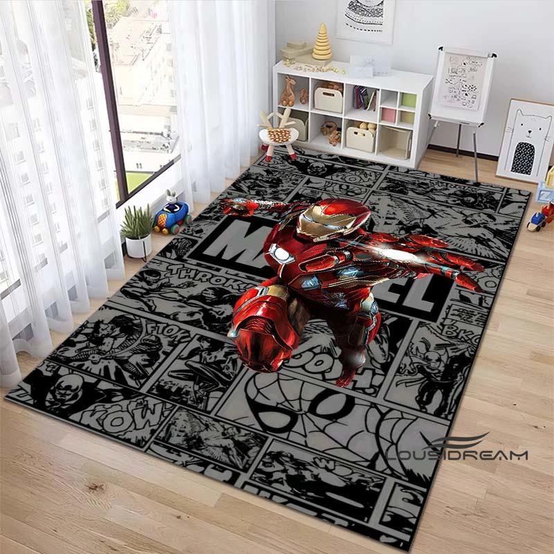 

Cool & Cute Cartoon Iron Man Rug — Perfect for Living Rooms, Bedrooms, Kitchens, Entryways, and Kids Rooms — Non-Slip Design 60x90cm