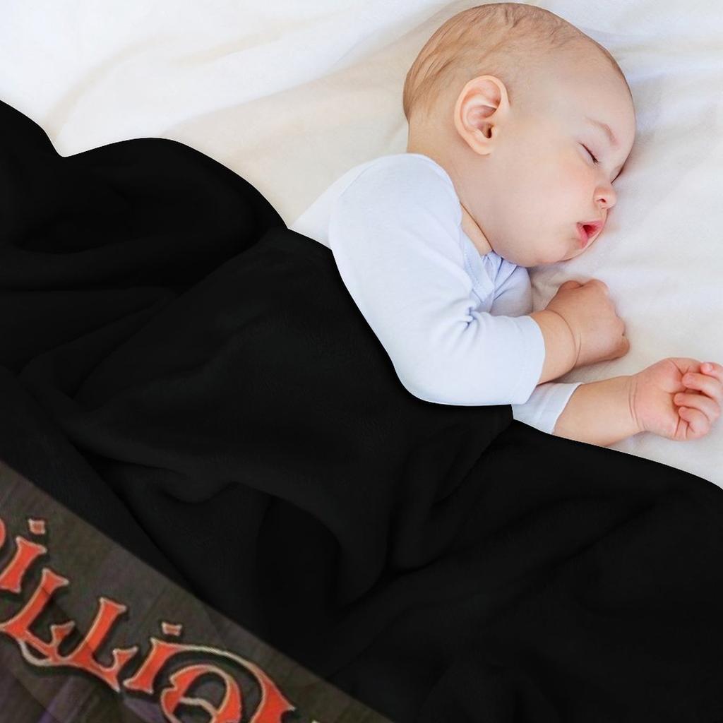 Marillion Throw Blanket Vintage Warm Bed heavy to sleep Blankets