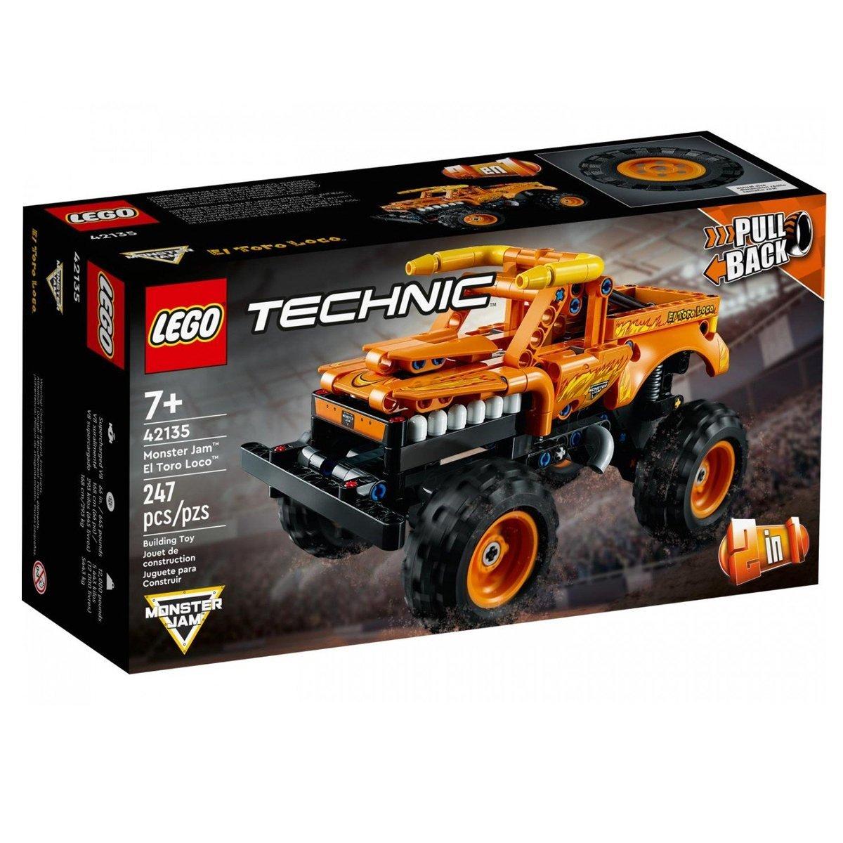 

42135 LEGO® Technic - Monster Jam™ El Toro Loco™, 247 деталей +7 лет