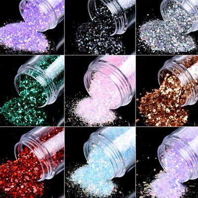 10G lesk na nehty Holografické flitry na nehty Diy Tool Laser Pigment