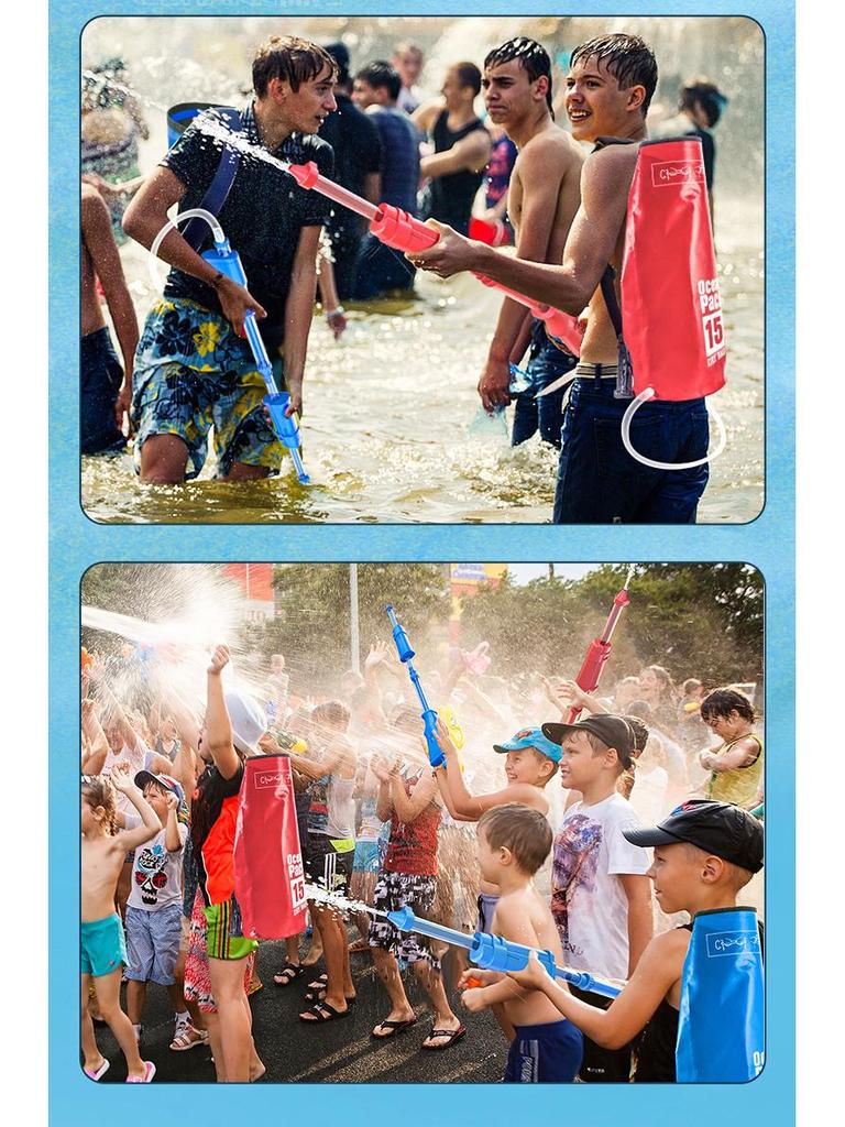 Large Capacity High-Pressure Backpack Water Gun Toy