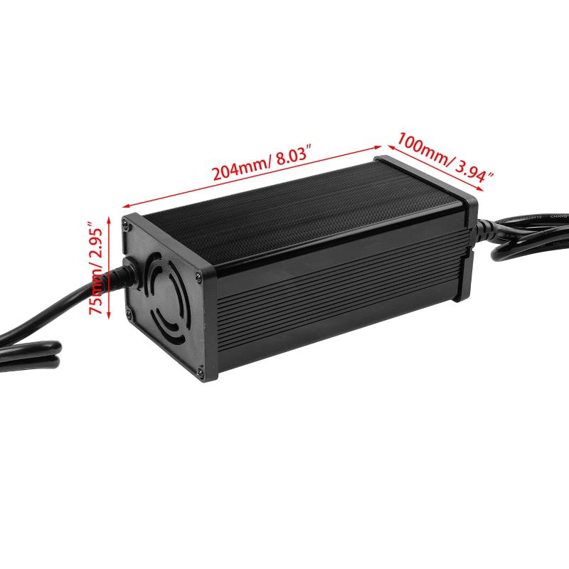 High-power 48V 5A 8A 10A 12A 15A 20A Electric Vehicle Lithium Battery Charger 13S 14S 16S 54.6V 58.8V 58.4V 54.75V LCD Display