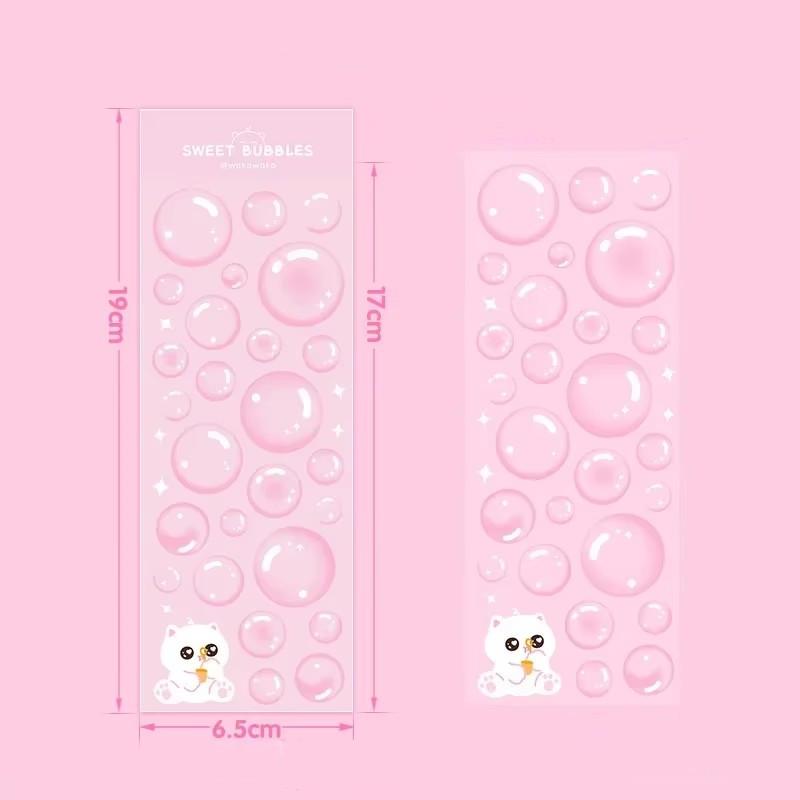 Bubble Dreamland Element Sticker Stars Decal Stickers Scrapbooking Stationery Hearts Stickers
