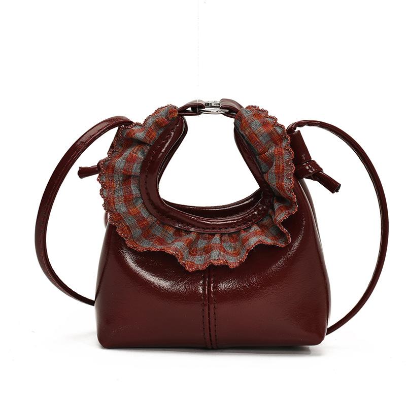 Mini Hand-held Small Bag, Fashionable and Niche Design Crossbody Bag, Stylish Lace Coin Purse