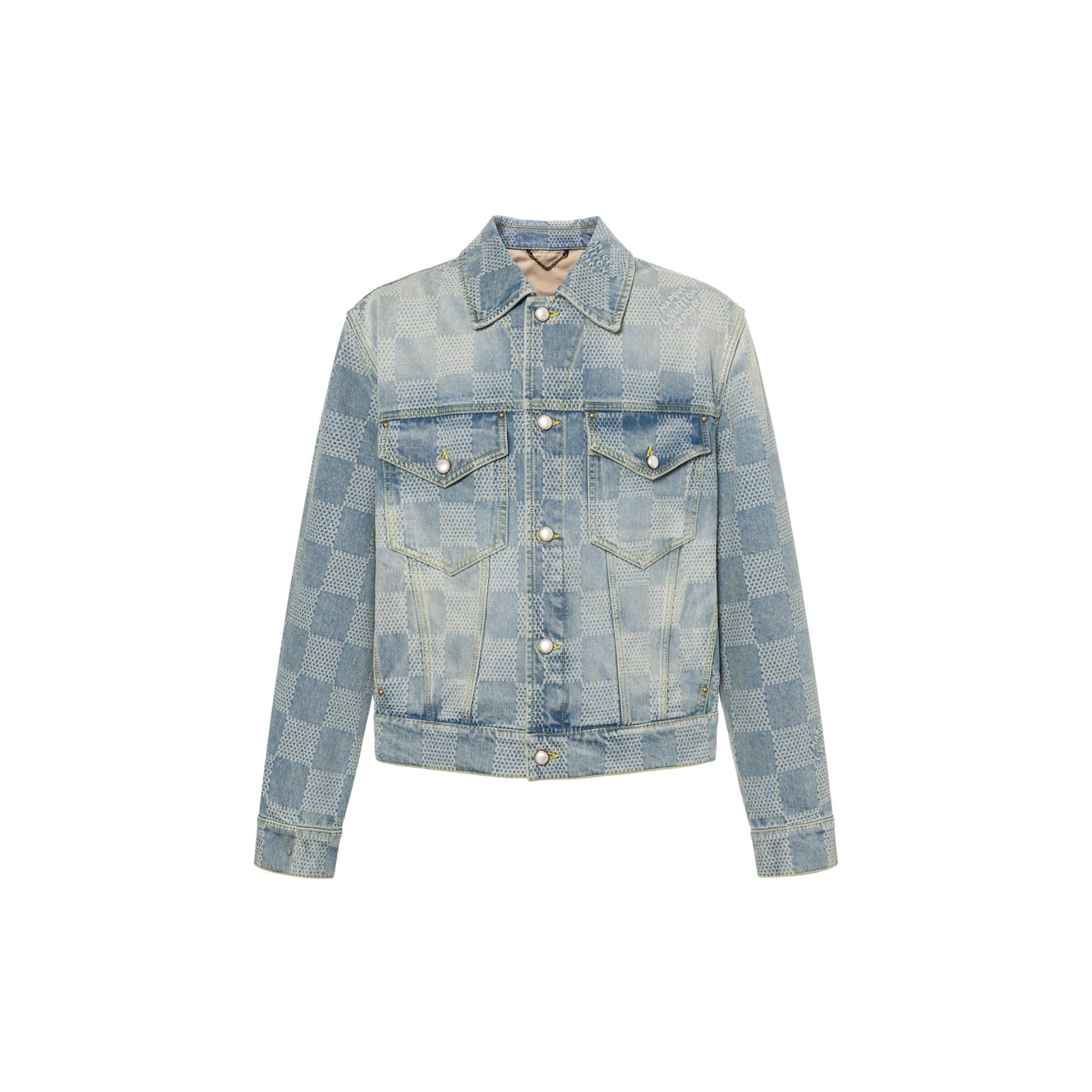 LOUIS VUITTON SS24 Denim Jacket Men`s