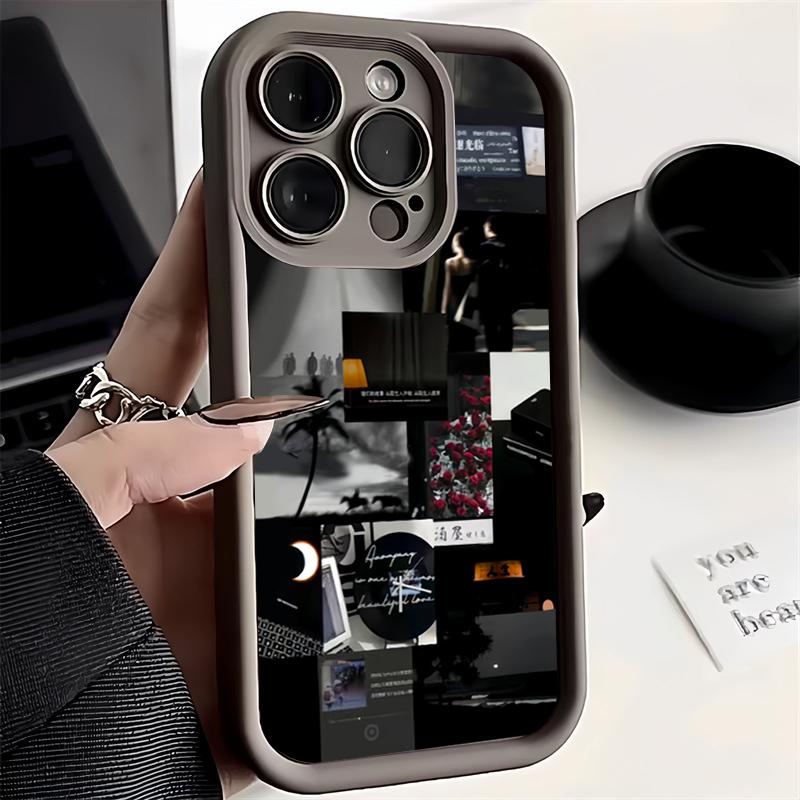 Case For iPhone 16 Cases iPhone 15 Pro Max Case Life Travel Silicone Case For iPhone 14 13 12 11 XS X XR 7 8 Plus SE 2022 Cover
