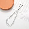 Korean Love Heart Beaded Phone Chain & Keychain Set for Women