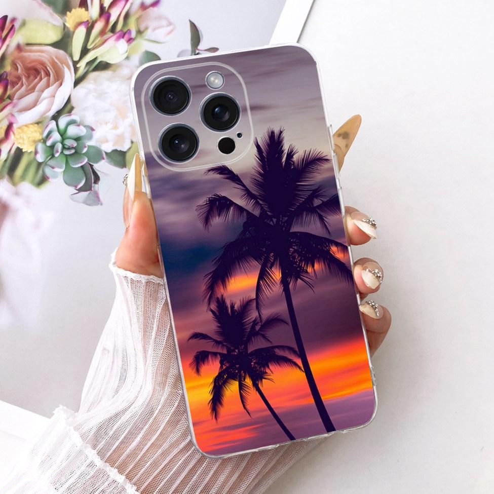 Casing For iPhone 15 Pro Max Cover Fashion Cartoon Cute Funny Painted Silicone Case A2849 A3105 A3106 A3108