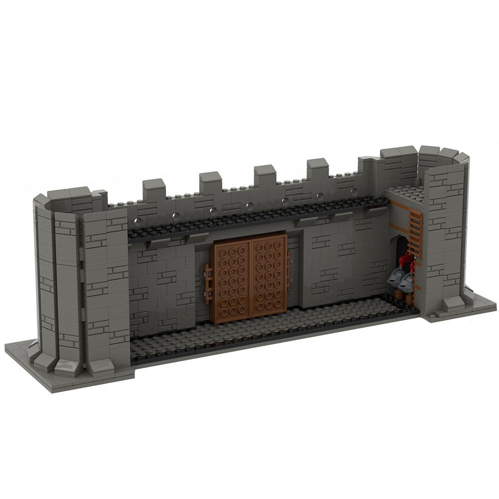 Medieval Castle MOC: Buildable Fortress with Knights, Walls, and Siege Equipment - Gift Idea for Creative Builders