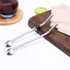 Double-Sided Filter Straw Spoon Stainless Steel Yerba Mate Bombilla Straw With Brush Long Handle Stirring Spoon Kitchen Tools