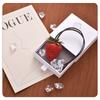 Christmas new strawberry bag pendant three-dimensional resin cute mobile phone lanyard keychain jewelry accessories bag pendant