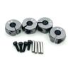 4 Pcs Aluminum 5/6/7mm Thickness Wheel Hex 12mm Drive Hubs With Pins Screws For RC Car Crawler Trucks HSP Tamiya Traxxas Slash