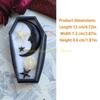 KX4B Scary Tombstone Coffin Decoration Multiuse Scented Plant Design