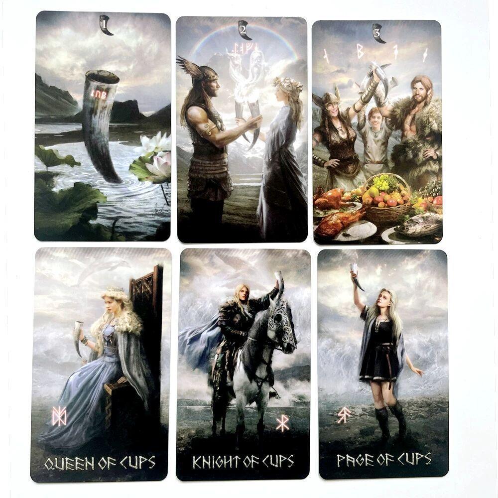 Runk Tarot Cards Oracle Cards Prophecy Fate Divination Family Party Board Game Beginner Card Fortune Telling Game
