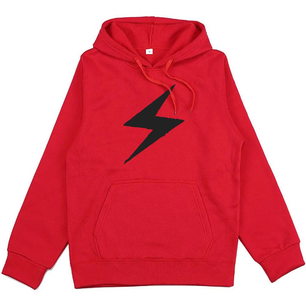Pink Lightning Printing Hoodies Bruno APT Sweatshirts Song Women Pullovers Hooded Soft Warm Clothing