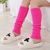 Korean Style Women's Thick Cable Knit Slouch Socks, 85g - Autumn/Winter Wool Leg Warmers & Boot Covers