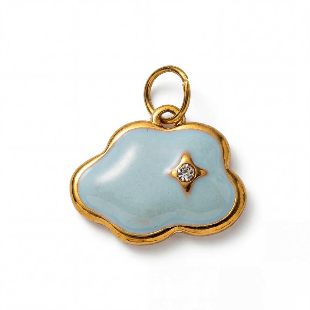 Stainless Steel Pendant: 18K Gold Electroplated, Long-lasting Color Retention