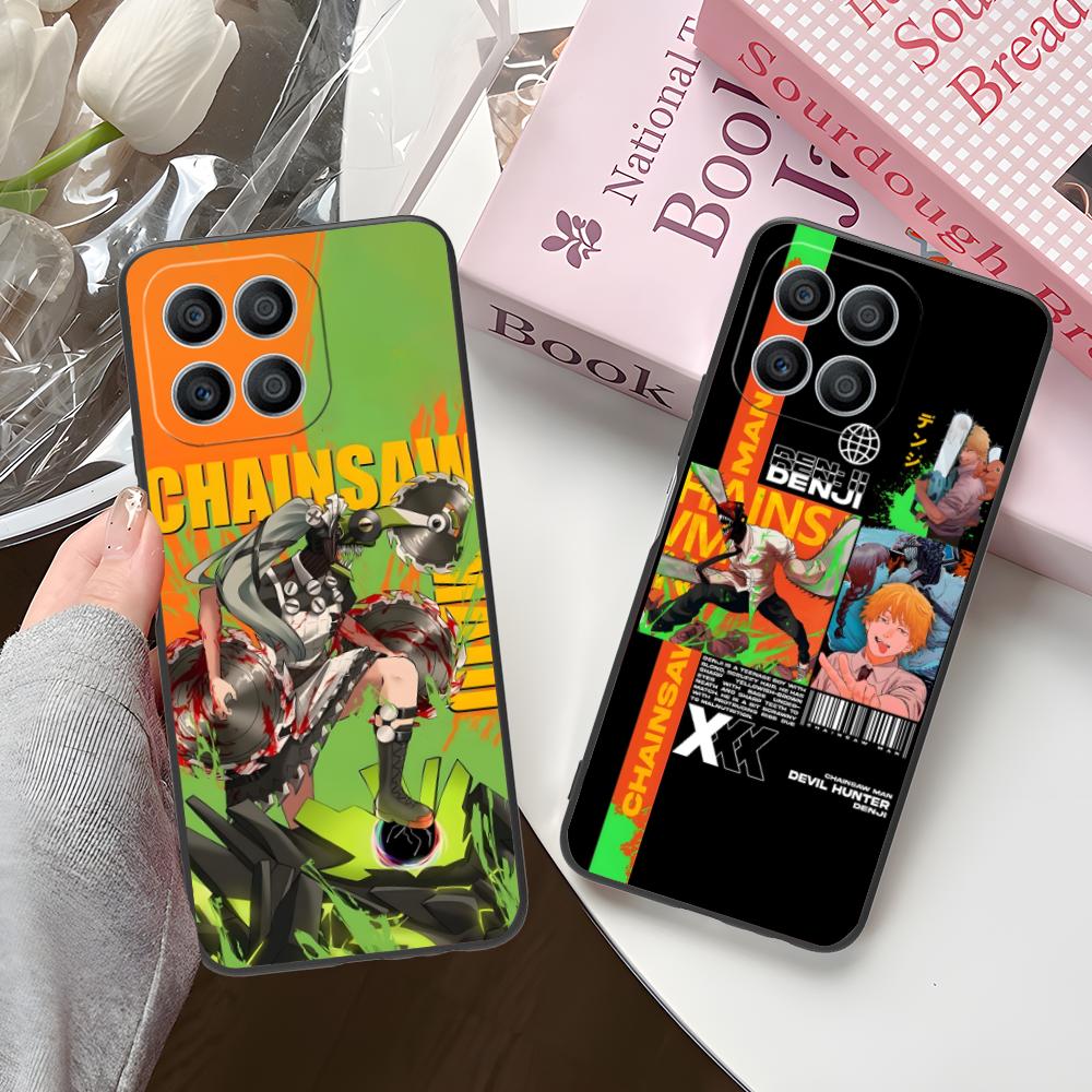 Kettensägenmann Handyhülle für Honor 90 80 70 60 50 30 20 10 9 8 7 Pro S SE Lite 5G Farbdruckhülle Luxushülle