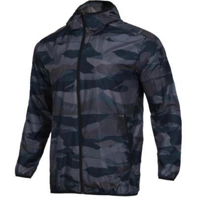 Modische vielseitige Jacke mit Kapuze Herrenjacke Schwarz DV1052