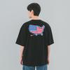 ALVINCLO 2Xl~4Xl Big Size Plano Location Oversized Short Sleeve T-Shirt Be54867 (2 Colors)
